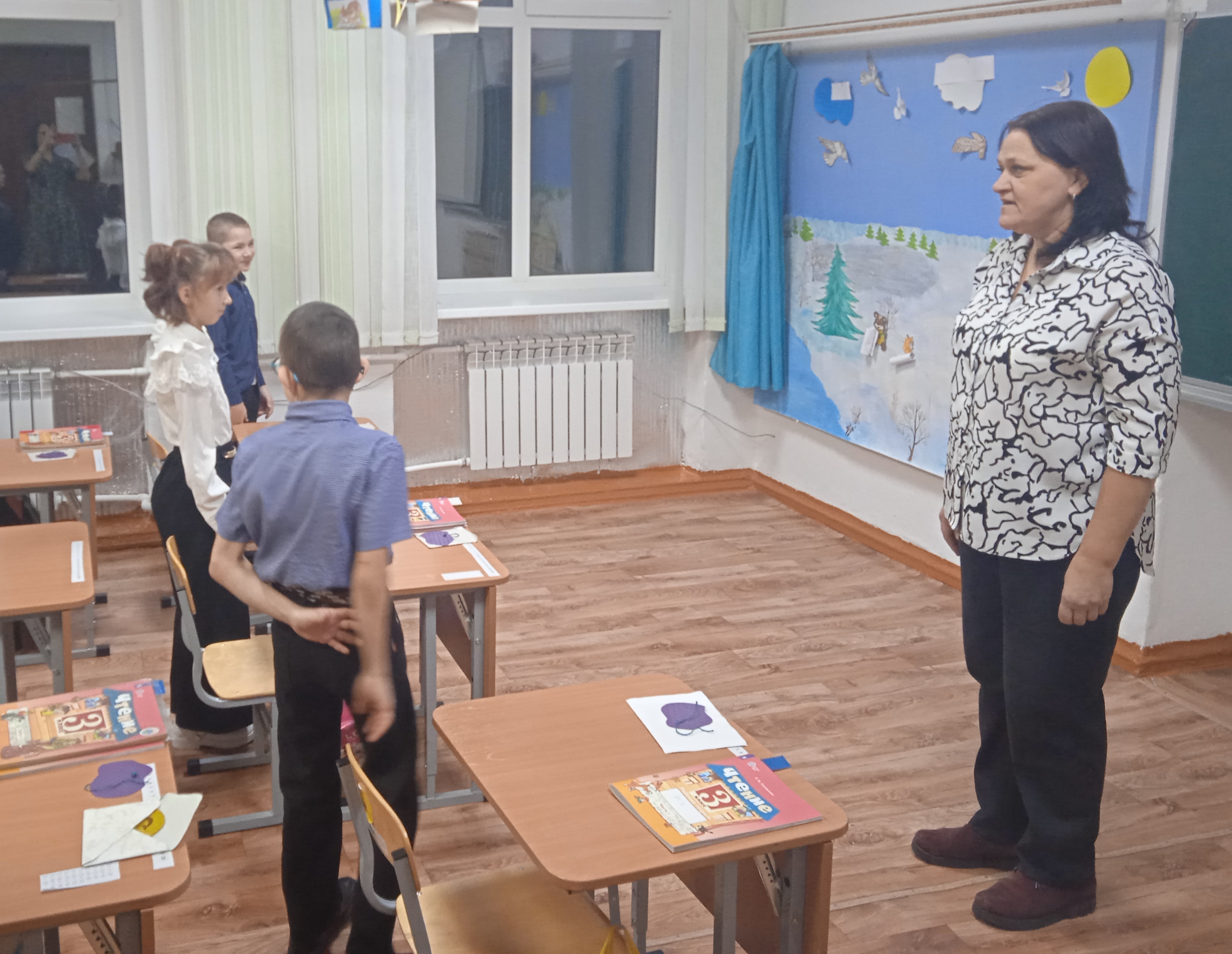Открытый урок в 3 классе.