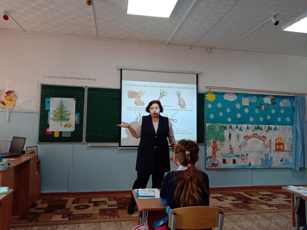 Открытый урок ручного труда.